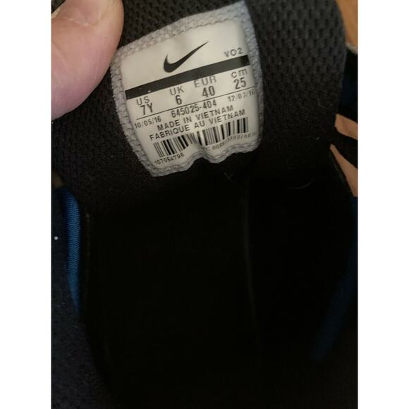 NIKE Mogan Mid 2 Jr Hook & Loop Skateboarding Shoes Youth 7Y (645025-404). Nice! - Picture 4 of 4